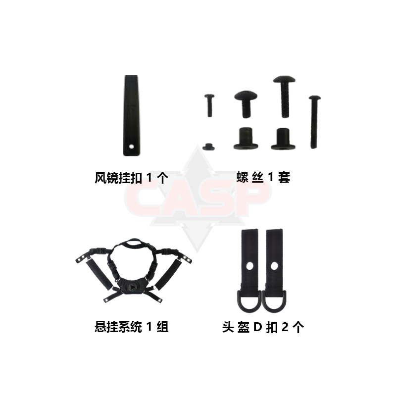 三代防暴半盔（黑色）